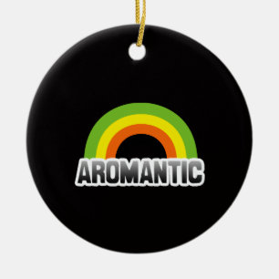 Ornement En Céramique Fierté aromantique