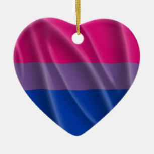 Ornement En Céramique Fierté bisexuelle