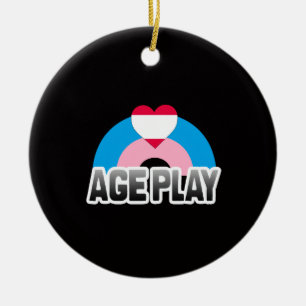 Ornement En Céramique Fierté de jeu d'âge