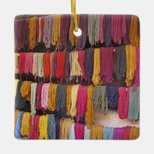 Ornement En Céramique Fil d'alpaga (Devant)