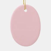 Ornement En Céramique Fille à cheval / Rose rose pénis (Dos)