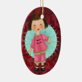 Ornement En Céramique Fille asiatique - SRF (Droite)