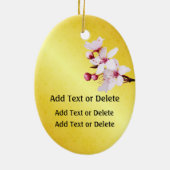 Ornement En Céramique Fille asiatique - SRF (Dos)