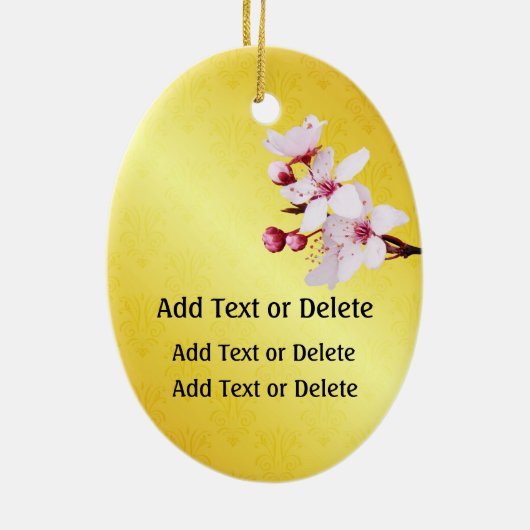 Ornement En Céramique Fille asiatique - SRF (Dos)