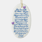 Ornement En Céramique Fille attendant le ęr bébé (Droite)