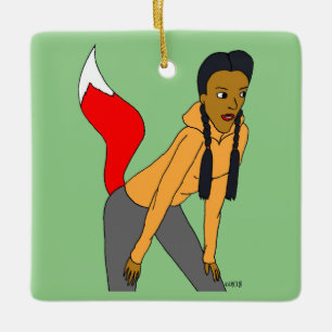 Ornement En Céramique fille foy