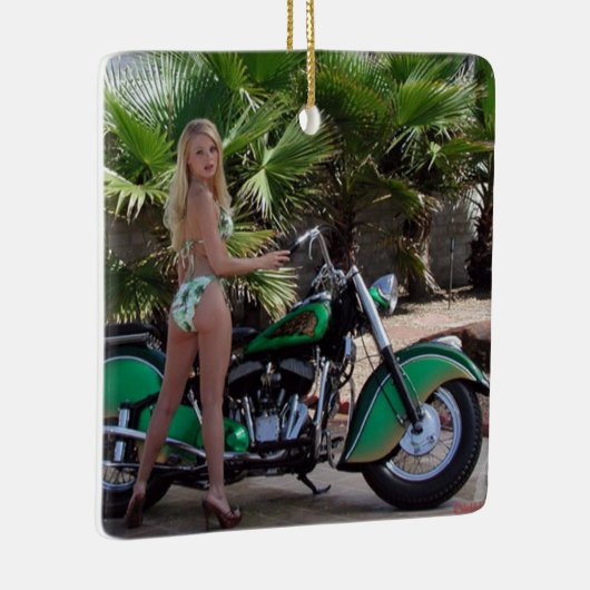 Ornement En Céramique Fille indienne (Droite)