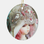 Ornement En Céramique Fille victorienne (Gauche)