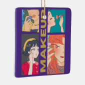 ORNEMENT EN CÉRAMIQUE FILLES MAKEUP (Droite)