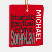 Ornement en céramique Fils-en-Belle Extraordinaire (Droite)