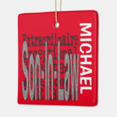 Ornement En Céramique Fils-en-Belle Extraordinaire CUSTOM (Gauche)