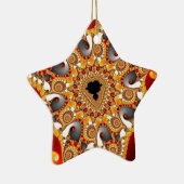 Ornement En Céramique Fire fractal (Droite)