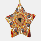 Ornement En Céramique Fire fractal (Gauche)