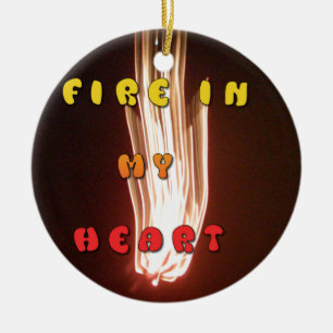 Ornement En Céramique Fire in My Heart Art Print