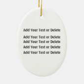 Ornement En Céramique Fitness ! (Dos)