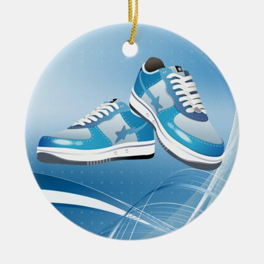 Ornement En Céramique Fitness ! (Devant)