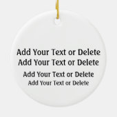 Ornement En Céramique Fitness ! (Dos)