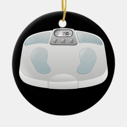 Ornement En Céramique Fitness ! (Devant)