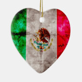 Ornement En Céramique Flag du Mexique (Droite)