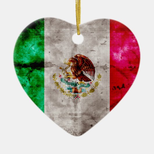 Ornement En Céramique Flag du Mexique (Devant)
