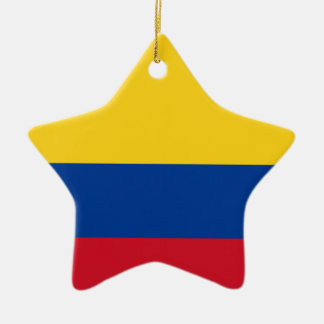 Ornement En Céramique Flag of Columbia, Republic of Colombia