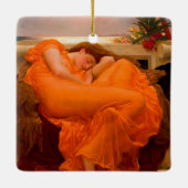 Ornement En Céramique Flaming June par Lord Frederic Leighton (Dos)