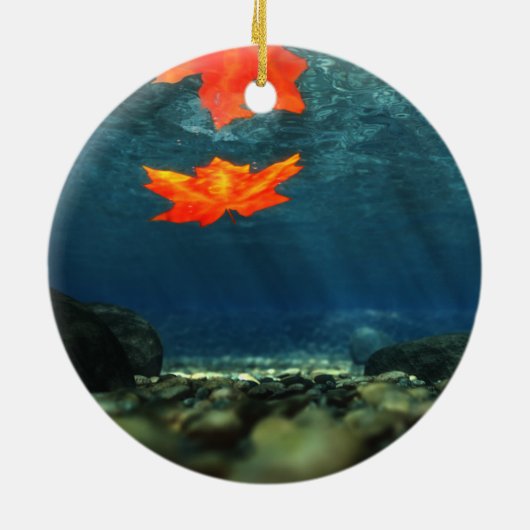 Ornement En Céramique Flamme dans l'ornement d'eau (Dos)