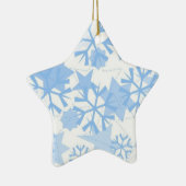 Ornement En Céramique Flammes de neige (Droite)