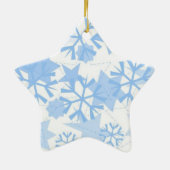 Ornement En Céramique Flammes de neige (Dos)