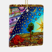 Ornement En Céramique Flat Earth Ornament (Droite)