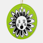 Ornement En Céramique Fleur chantante (Gauche)