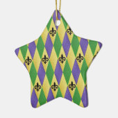 Ornement En Céramique Fleur de lis (Gauche)