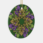 Ornement En Céramique Fleur de lis trois (Droite)