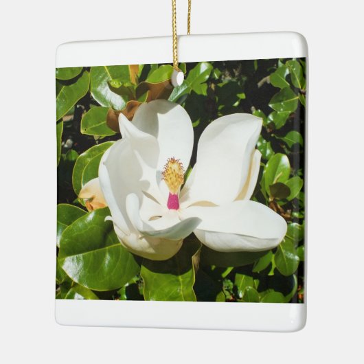 Ornement En Céramique Fleur de Magnolia (Gauche)
