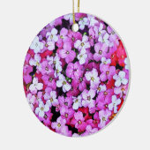 ORNEMENT EN CÉRAMIQUE FLEURS (Gauche)