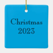 Ornement En Céramique Fleurs de néon (Dos)