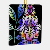 Ornement En Céramique Fleurs de néon (Droite)