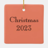 Ornement En Céramique Fleurs de néon (Dos)