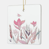 Ornement En Céramique Fleurs d'eau (Gauche)