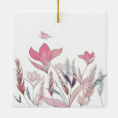 Ornement En Céramique Fleurs d'eau (Dos)