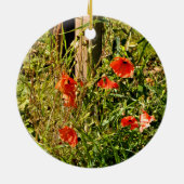 ORNEMENT EN CÉRAMIQUE FLEURS SAUVAGES (Dos)