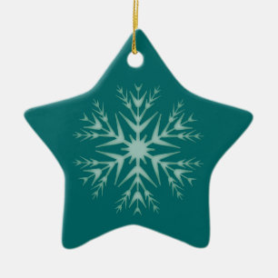 Ornement En Céramique Flocon de neige de "premier Noël" - [b]