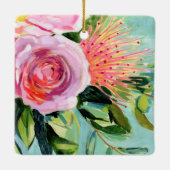 Ornement En Céramique Floral I (Dos)