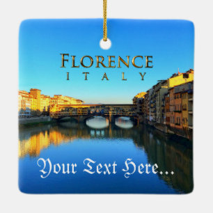 Ornement En Céramique Florence - Ponte Vecchio