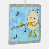 Ornement En Céramique Flute Egghead (Droite)