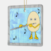 Ornement En Céramique Flute Egghead (Gauche)