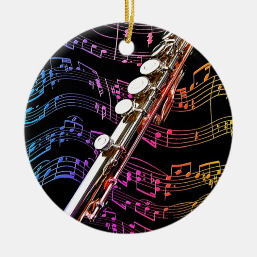 Ornement En Céramique Flute is my Passion_ (Devant)