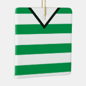 Ornement En Céramique Football Football Rugby Jersey Nom Numéro Modèle (Droite)