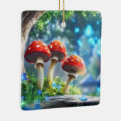 Ornement En Céramique Forêt de Champignons (Droite)