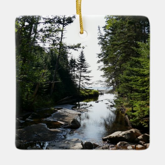 Ornement En Céramique Forêt près de Hunters Beach (Devant)